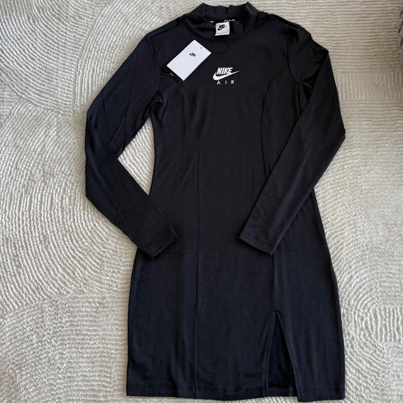 Nike Women's Air Long-Sleeve Dress DD5445 NEW with TAGS Sz S - Picture 2 of 8